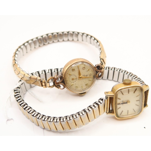 286 - A Pair of 1960's Ladies Watches to include a 9ct Tudor and Base Metal Longines.&nbsp;Condition: Long... 