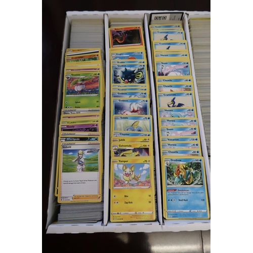 507 - A Large Quantity of Approximately 12,000 Pokémon Cards. From Various Issues such as the Shield &... 