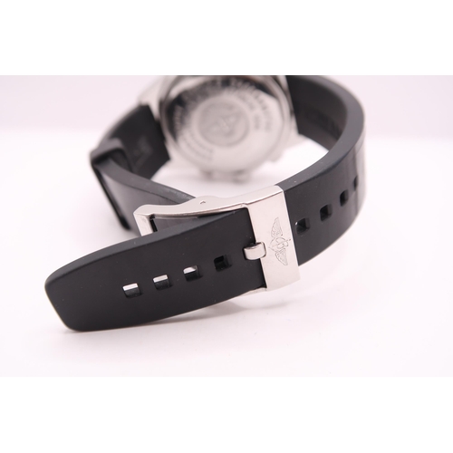 293 - An Automatic Breitling B2, Reference A42362, 44mm. Featuring silvered dial with triple subsidiary di... 