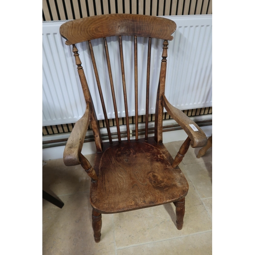 551 - A 19th century Windsor armchair