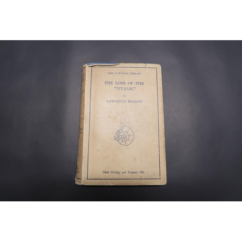  The Loss Of The ''Titanic'' by Lawrence Beesely, 1929, Philip Allan & Co. Ltd. In it's original ... 