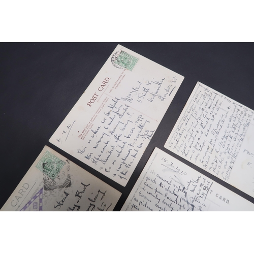  A Collection of Post Cards Written By William T Stead to his Wife & Daughter Circa 1910, Mostly ... 