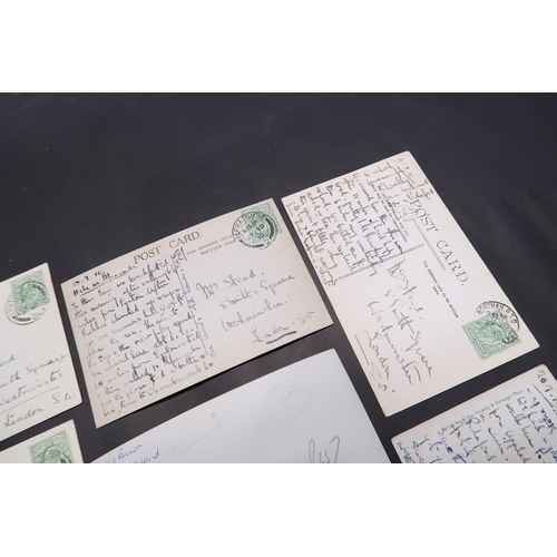  A Collection of Post Cards Written By William T Stead to his Wife & Daughter Circa 1910, Mostly ... 
