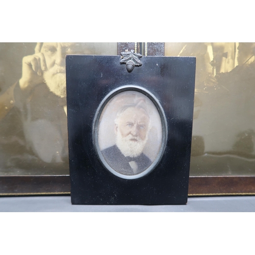  A Pair of Early Victorian Platinum Prints Of William T Stead, Produced by E.H. Mills Circa 1912. In ... 