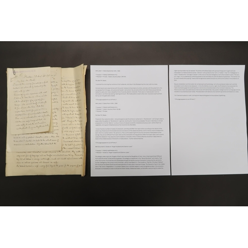  A Large Assortment of Documents pertaining to William T Steads Involvement in the research of Parano... 