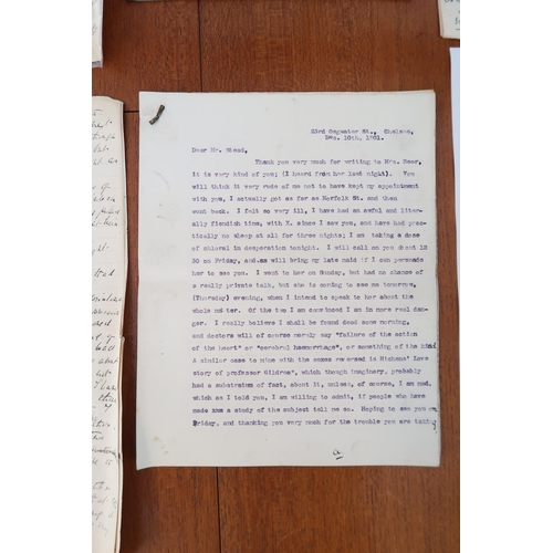  A Large Assortment of Documents pertaining to William T Steads Involvement in the research of Parano... 