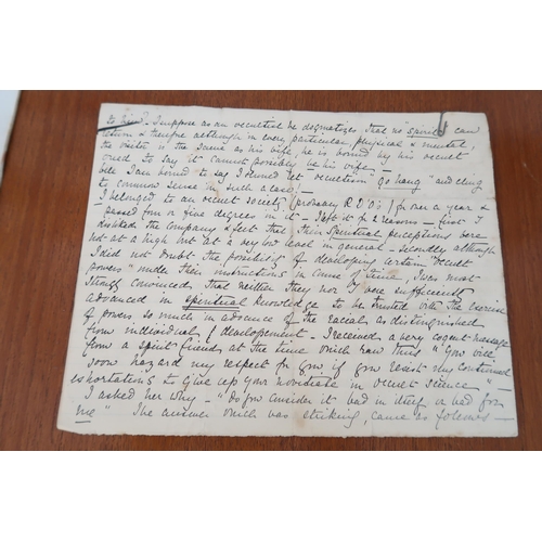  A Large Assortment of Documents pertaining to William T Steads Involvement in the research of Parano... 