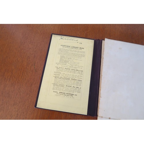  Ordnance Map of Southern Africa, Produced by Edward Stanford Geographer to H.M. The Map was owned by... 