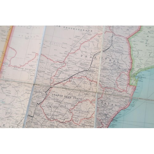  Ordnance Map of Southern Africa, Produced by Edward Stanford Geographer to H.M. The Map was owned by... 