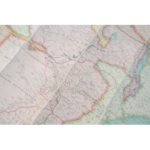  Ordnance Map of Southern Africa, Produced by Edward Stanford Geographer to H.M. The Map was owned by... 