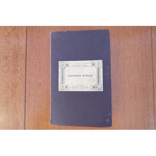  Ordnance Map of Southern Africa, Produced by Edward Stanford Geographer to H.M. The Map was owned by... 