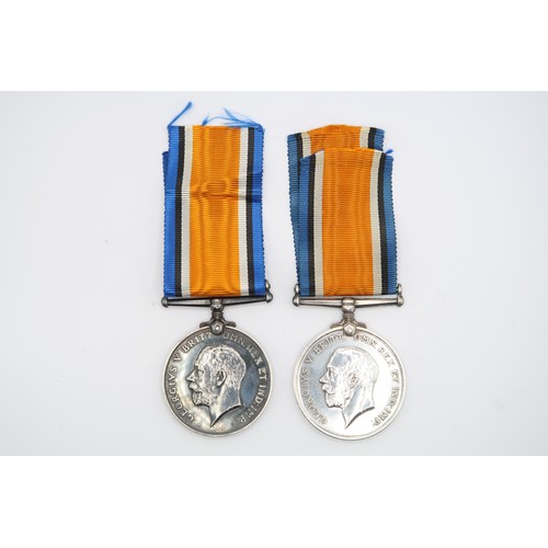  A Pair of British WW1 War Medal 1914 - 1918, Issued to PTE. H.F Pearce 272661 Labour Corps. Together... 