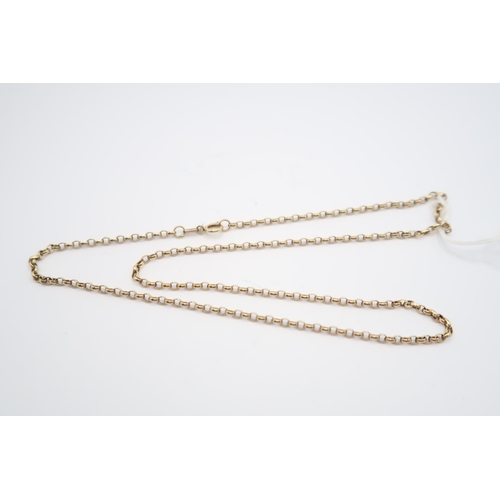  A 9ct Oval Link Chain&nbsp;Weight: 5.29g Length: 44cm&nbsp;