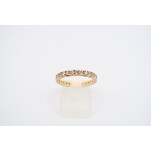  An 18ct Diamond Full Eternity Ring&nbsp;Weight: 2.29g Size: O