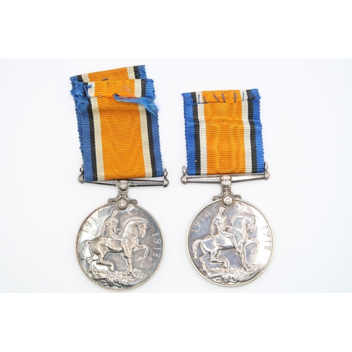  A Pair of British WW1 War Medal 1914 - 1918, Issued to CPL. J.E Arthur 2048, London Regiment Togethe... 