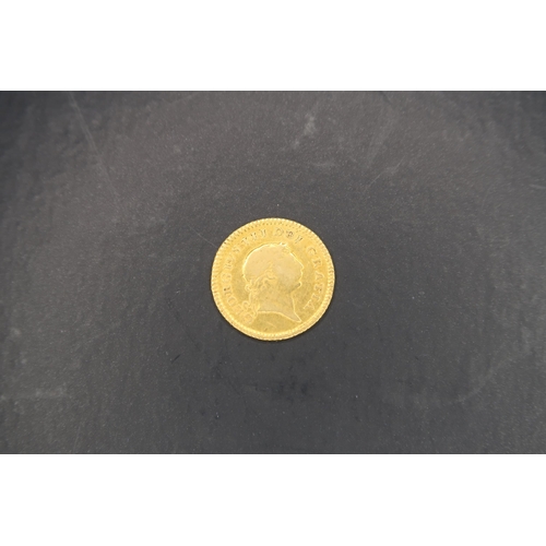 375 - George III (1760-1820), Gold Third Guinea, 1804, Latin legend and toothed border surrounding, GEORGI... 