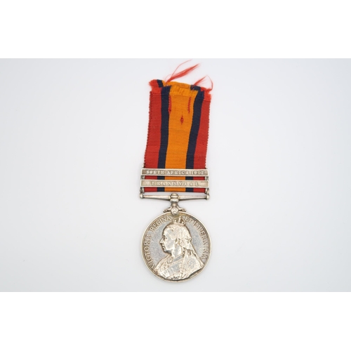 389 - A Boer War Medal With South Africa 1902 & Transvaal Bars Awarded to 4279 PTE J. ROLFE,&nbsp;1st ... 