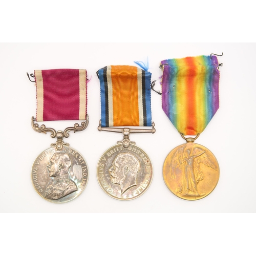 391 - A Group of Three WW1 British War Medals to include one for 'Long Service and Good Conduct', Issued t... 