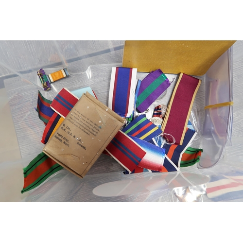 392 - A Large Group of Assorted British WW2 Medals & Ribbons to include Defence Medals, North Africa S... 