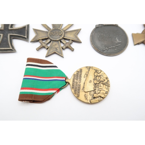 394 - An Assorted Group of American, French and European Medals to Include Merit 2nd Class With Swords, Ir... 