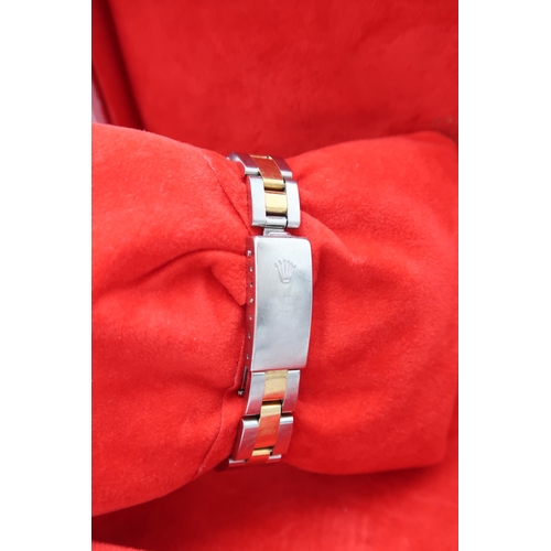 267 - A 1999 Steel & Gold Ladies Rolex Oyster Perpetual Date-Just, Reference 79173, Serial 0733636. Fe... 