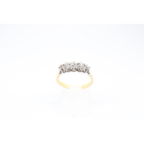 78 - An 18ct Five Stone Diamond Eternity Ring, 0.50ct Approximate Diamond Weight.&nbsp;&nbsp;Weight: 3g S... 