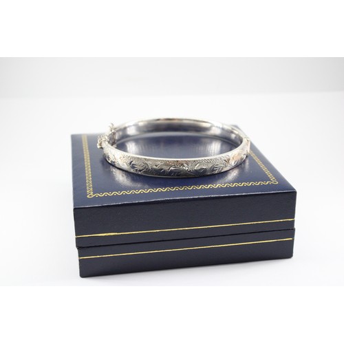 27 - A Silver Bangle Hall Marked London 1978, In Very Good Condition