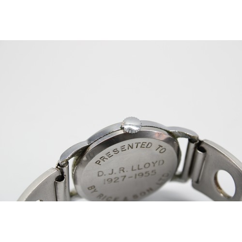 229 - A 1950's Stainless Steel Tudor, 30mm Featuring a Textured Dial with Gold Hands and Hour Indices, sub... 