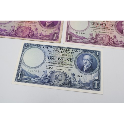 355 - Commercial Bank of Scotland ltd, Purple Notes Featuring a portrait of Lord Cockburn flanked by Agric... 