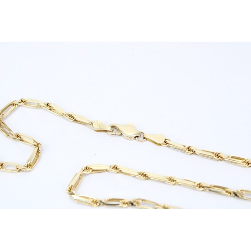 108 - A 14ct Oval Fancy Link Chain&nbsp;Weight: 12.55g Length: 50cm