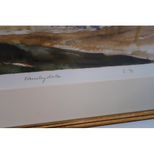 510 - HRH Prince of Wales Lithograph - Wensleydale - Signed and dated by the artist - Edition 11 of 295 - ... 