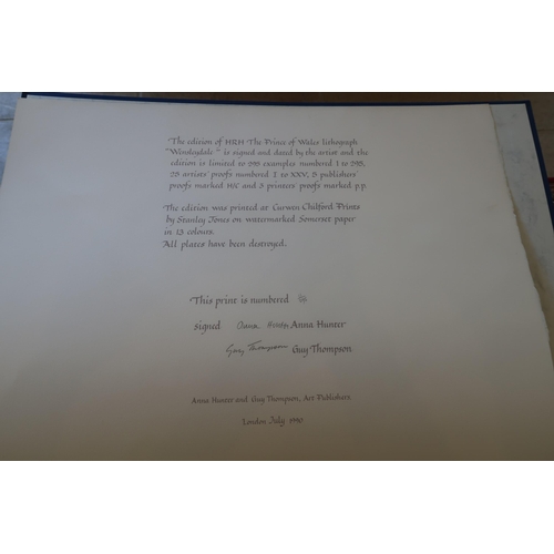 510 - HRH Prince of Wales Lithograph - Wensleydale - Signed and dated by the artist - Edition 11 of 295 - ... 