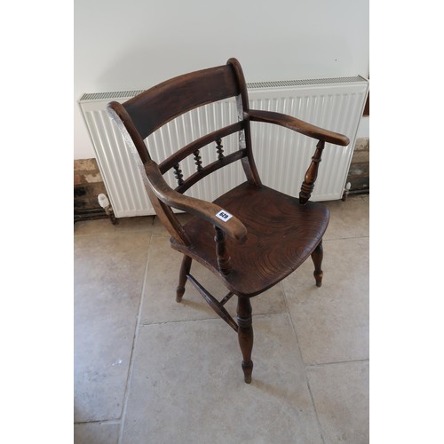  A 19th century Windsor Ash armchair