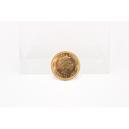  A Queen Elizabeth II, Year 2000 London Mint half Gold SovereignWeight:4g
