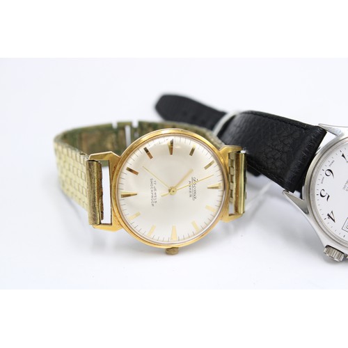  A Pair of Gents mechanical Wristwatches to include a Isoma Anker 17-Jewel Together with a Le Chemina... 