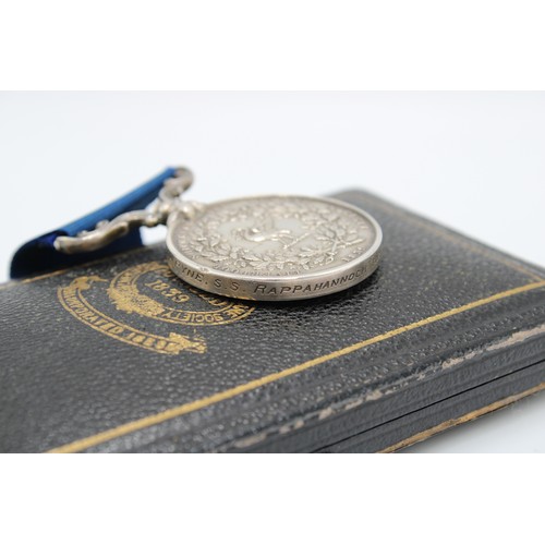 421 - A Pair of Unique Medal to include a Bronze Tiffany & Co Life Saving Benevolent Association of Ne... 