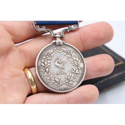 421 - A Pair of Unique Medal to include a Bronze Tiffany & Co Life Saving Benevolent Association of Ne... 