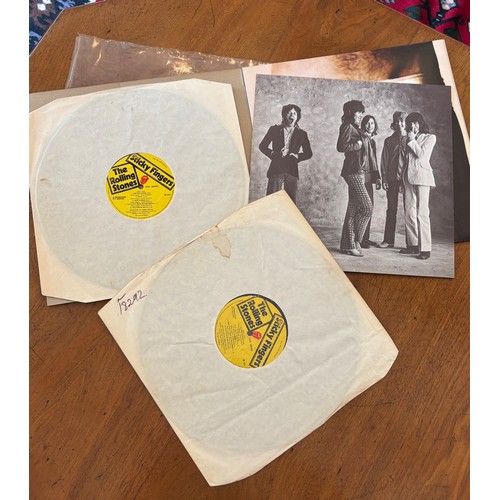 423 - The Rolling Stones Sticky Fingers vinyl LP, early UK pressing, with insert and containing two duplic... 