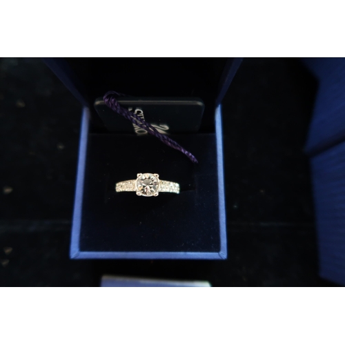 203 - Three Pieces of Swarovski Jewellery, 2 with Original Receipts and Packaging, Radiance Ring (1023653)... 