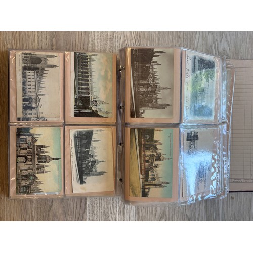 450 - A collection of 248 post cards with views of Cambridgeshire, including of the City and University of... 