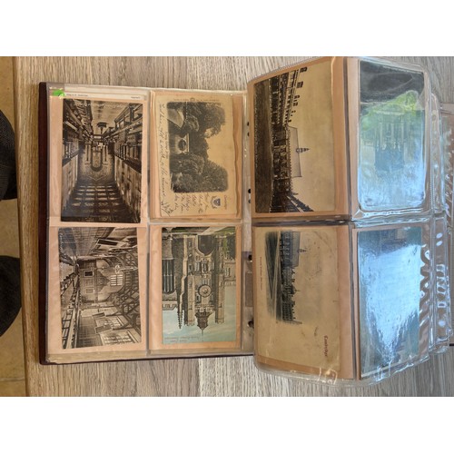 450 - A collection of 248 post cards with views of Cambridgeshire, including of the City and University of... 