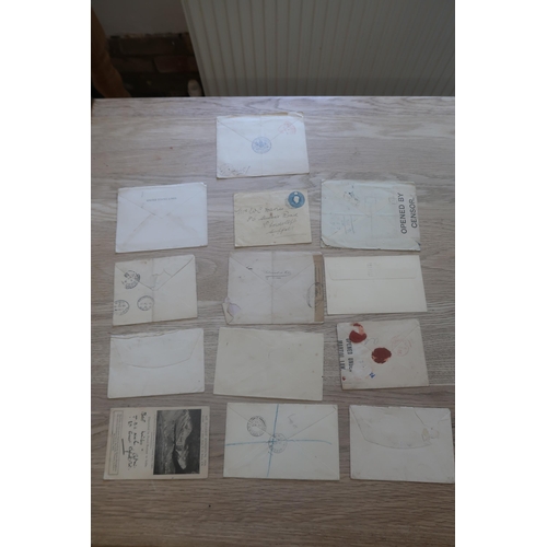 369 - A group of 13 cards and envelopes, one detailing the Mount Everest Expedition of 1924