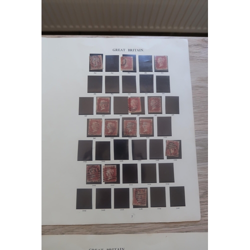 370 - A collection of British stamps, 19th century, most One Pennies