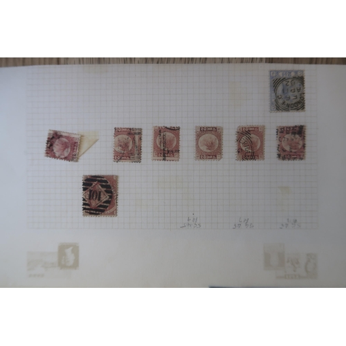 370 - A collection of British stamps, 19th century, most One Pennies