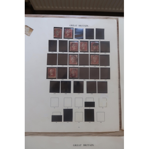 370 - A collection of British stamps, 19th century, most One Pennies