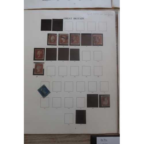 370 - A collection of British stamps, 19th century, most One Pennies