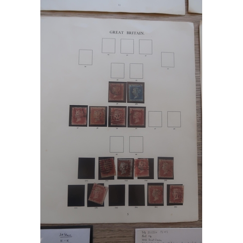370 - A collection of British stamps, 19th century, most One Pennies