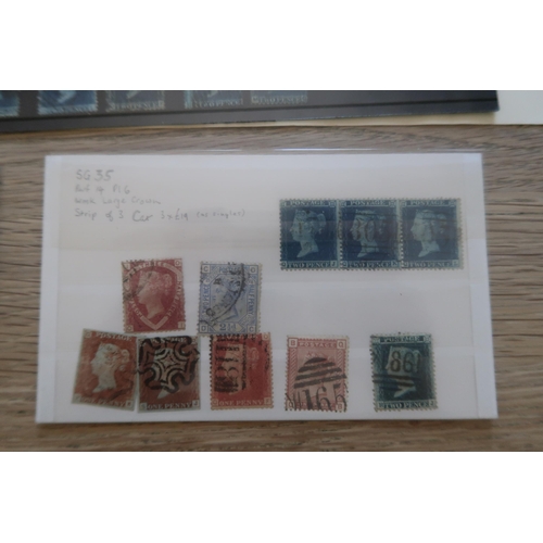 370 - A collection of British stamps, 19th century, most One Pennies