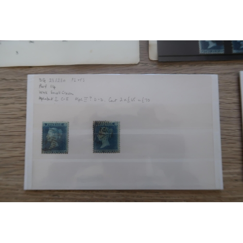 370 - A collection of British stamps, 19th century, most One Pennies