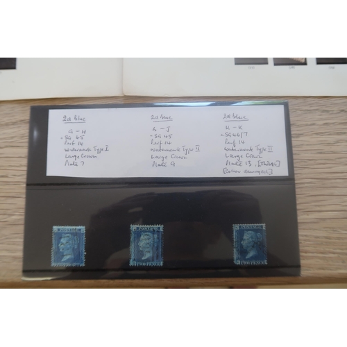 370 - A collection of British stamps, 19th century, most One Pennies